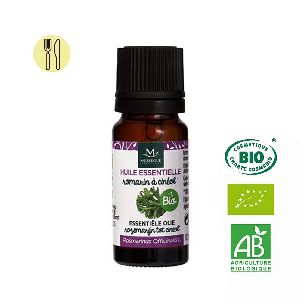 Huile essentielle de Romarin à Cinéole Bio 10 ml - Mességué